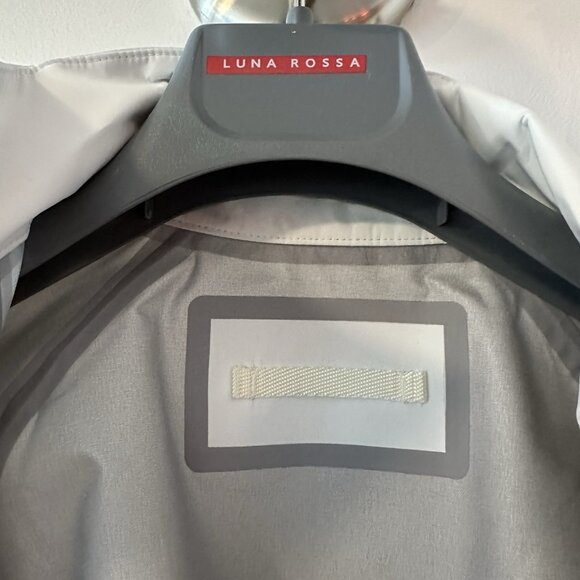 NWT PRADA LUNA Rossa Pirelli Jacket Windbreaker Coat Nylon Sz 42 White - Picture 7 of 8
